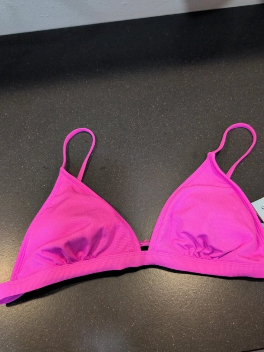 Women's Shade and Shore NWT Pink Bikini Top - Size Large
